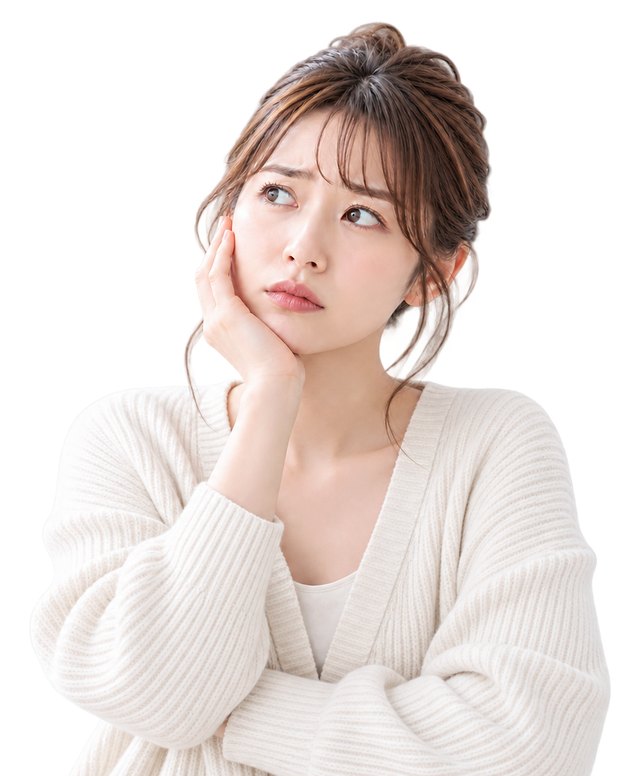 通院の時間や体調について悩む女性